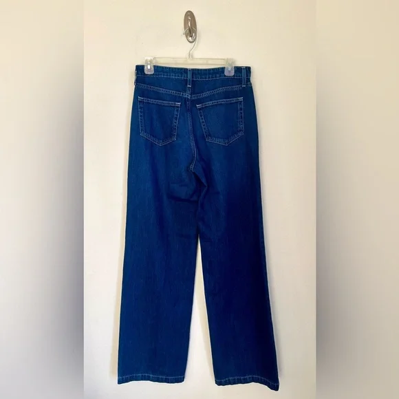 L'AGENCE Clayton High Waist Wide Leg Jeans Harlan WashNWT Premium Denim Sz 28